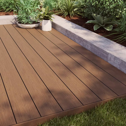 Komposit Terrassebræt Neva Premium 2,1x14,5x220 cm Teak