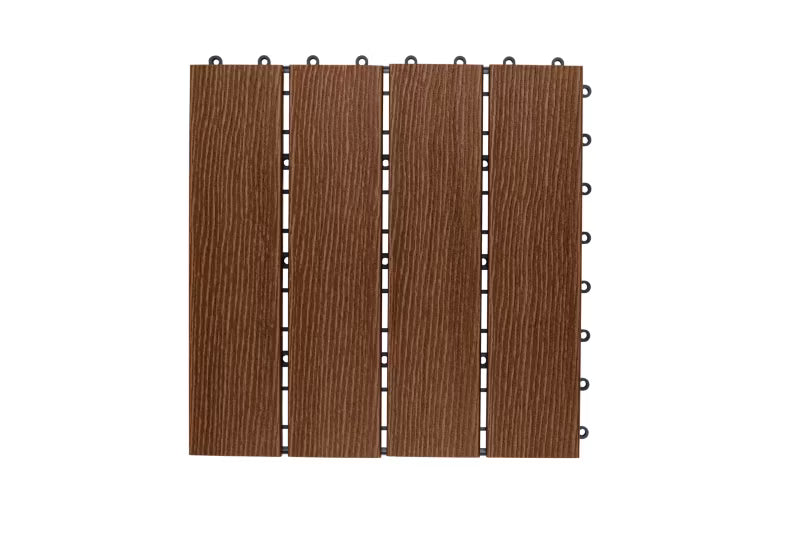 Kompositflise 30x30 cm Chokoladebrun