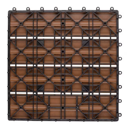 Kompositflise 30x30 cm Teak