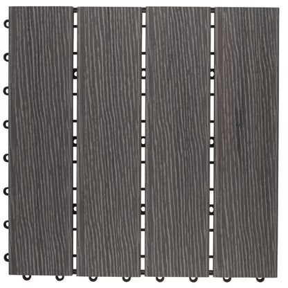 Kompositflise 4L 30x30 cm Grå