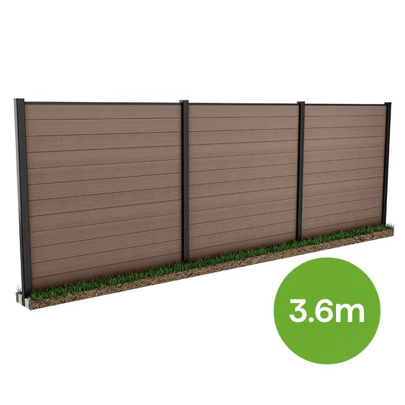 Komposithegn 3,6 m Brun