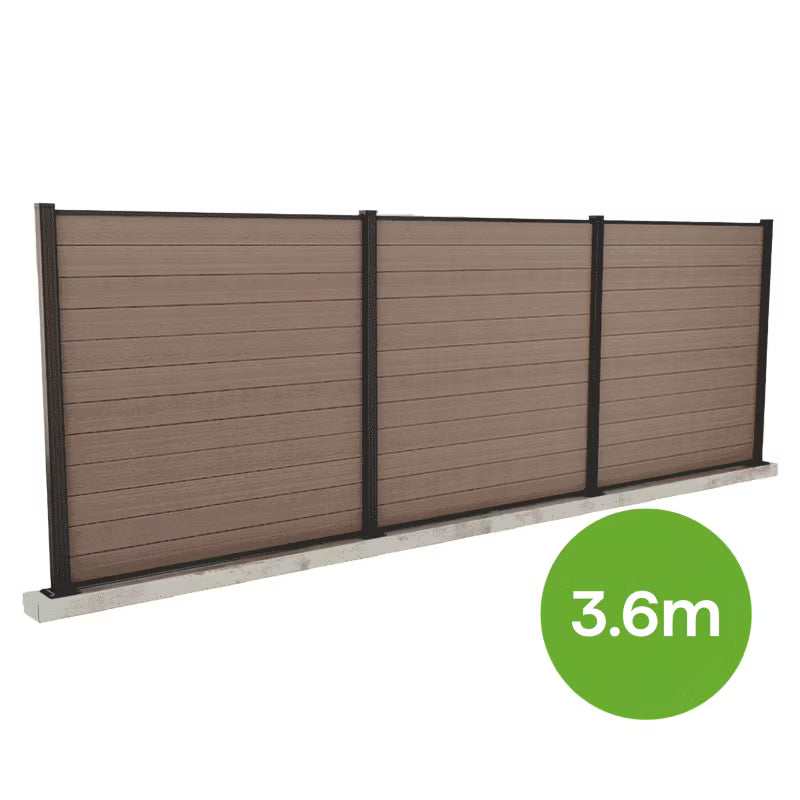 Komposithegn 3,6 m Brun