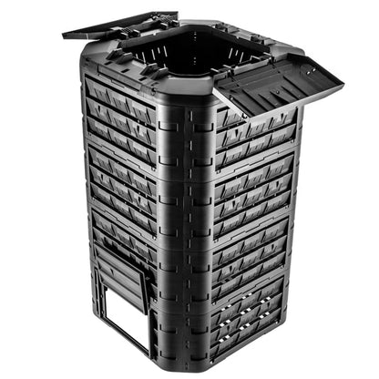 Kompostbeholder 1250 Liter Sort Modulopbygget
