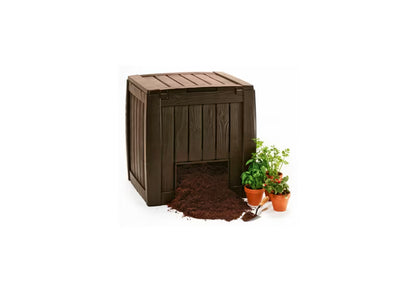 Kompostbeholder Deco Composter 340 Liter Brun