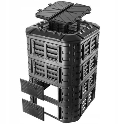 Kompostbeholder Modulær 1120 Liter Sort