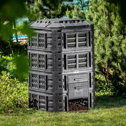 Kompostbeholder Modulær 1120 Liter Sort