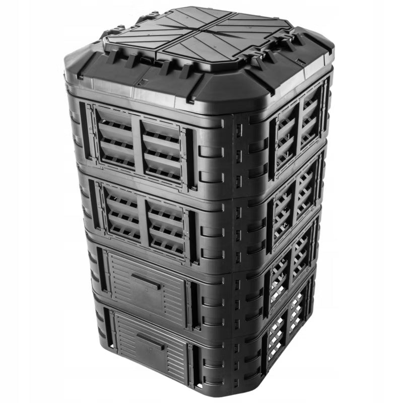 Kompostbeholder Modulær 1120 Liter Sort
