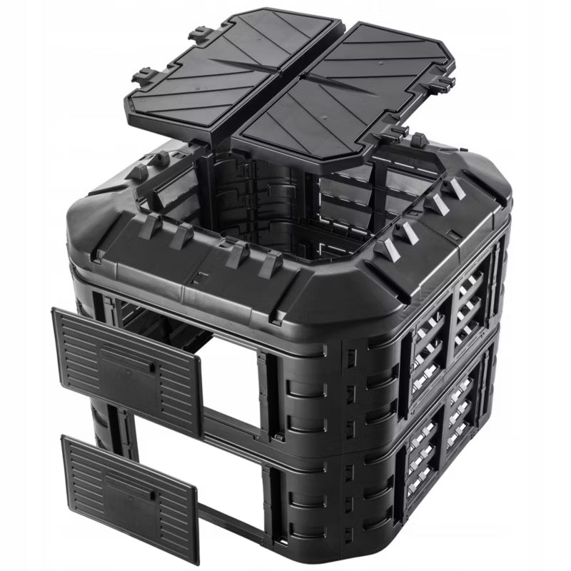 Kompostbeholder Modulær 600 Liter Sort