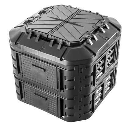 Kompostbeholder Modulær 600 Liter Sort