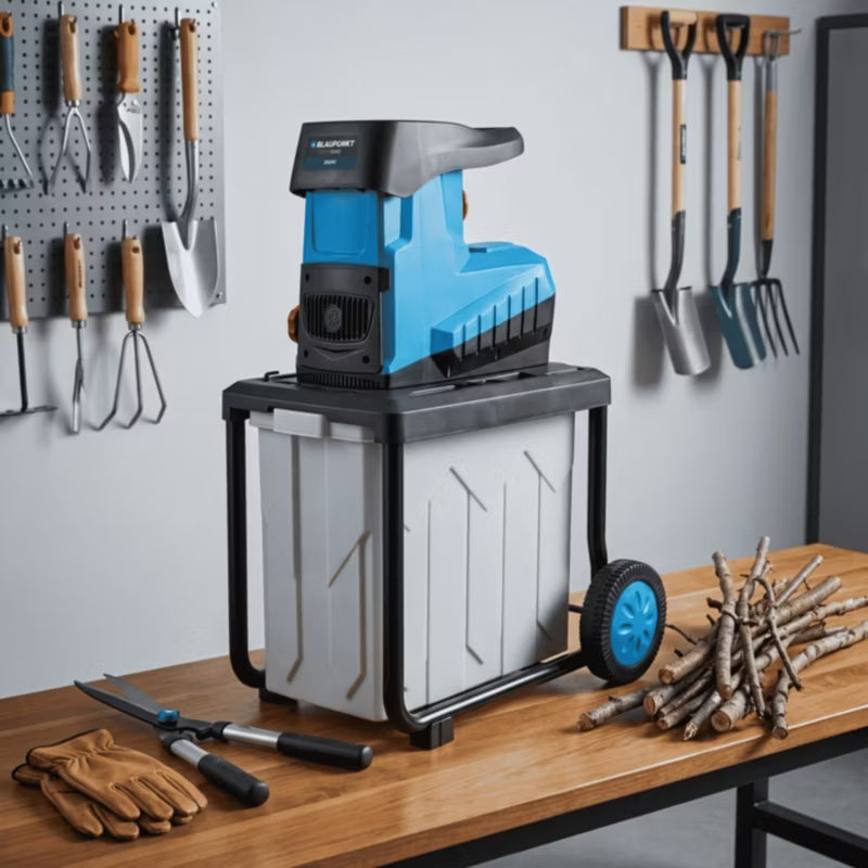 Kompostkværn Valseteknik 2600W 42 mm Blå GS7020