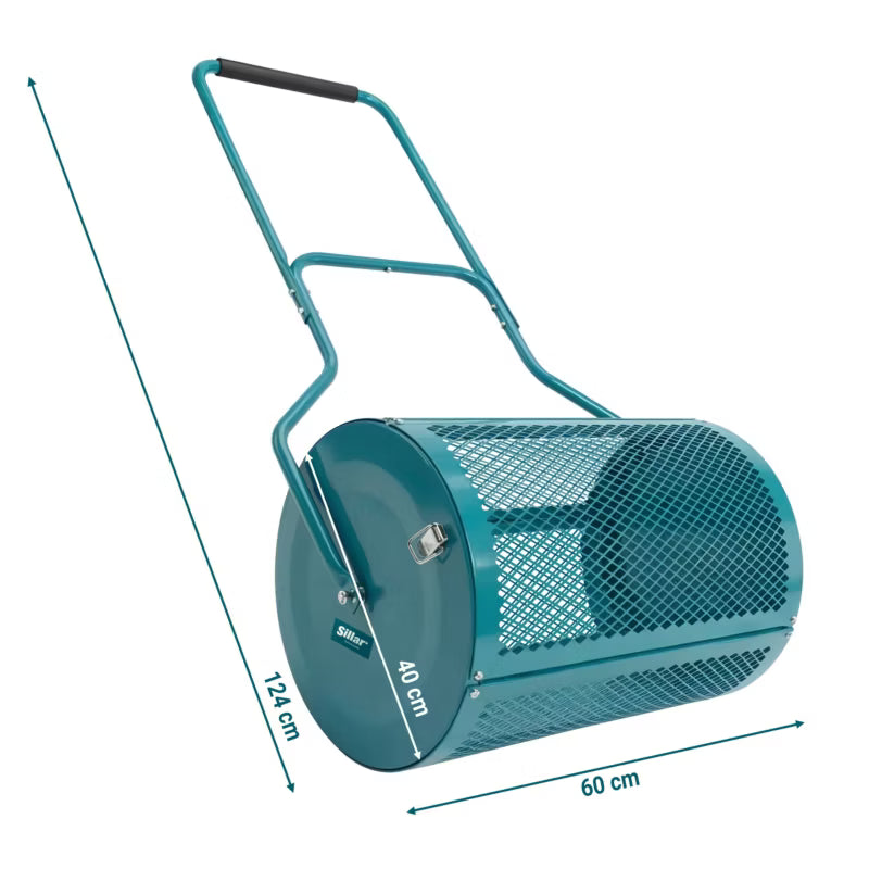 Kompostspreder 75 Liter 124 cm Metal
