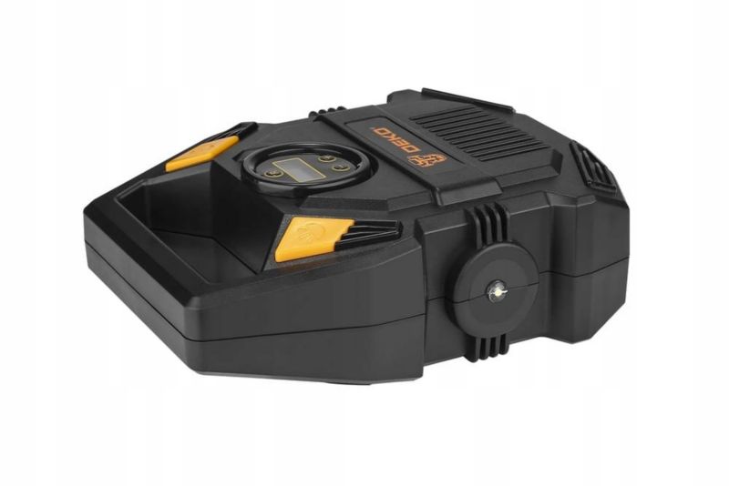 DEKO 12V bilkompressor med LCD-skærm, 84 W, 1 stk.
