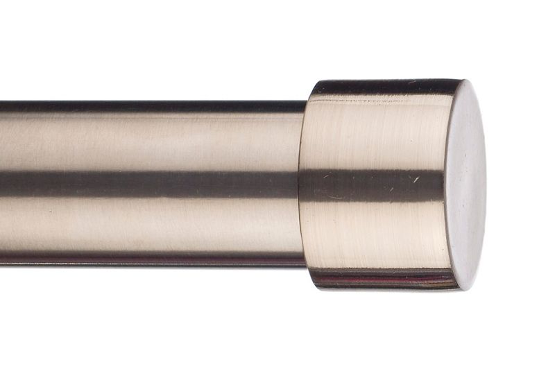 Endestykke til gardinstang Colours Indi i nikkel 25 mm