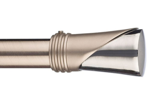 Endestykke til gardinstang Colours Ofelia mat krom 19 mm