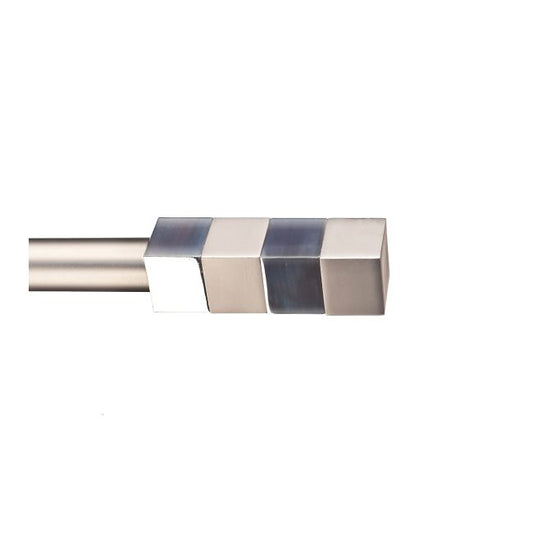 Endestykke til gardinstang Colours Samba mat-krom 19 mm