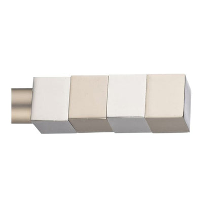 Endestykke til gardinstang Colours Samba mat-krom 19 mm