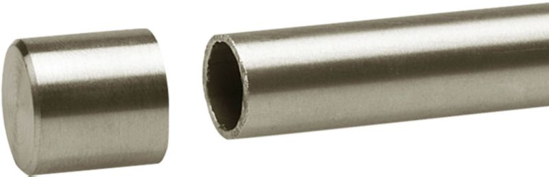 Shop Line Q12 15 mm endestykke i rustfrit stål
