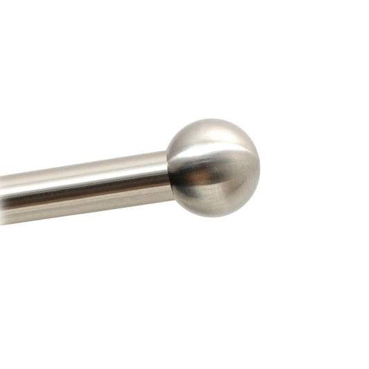 Stålender kugle 16 mm til gardinstang, 1 stk.