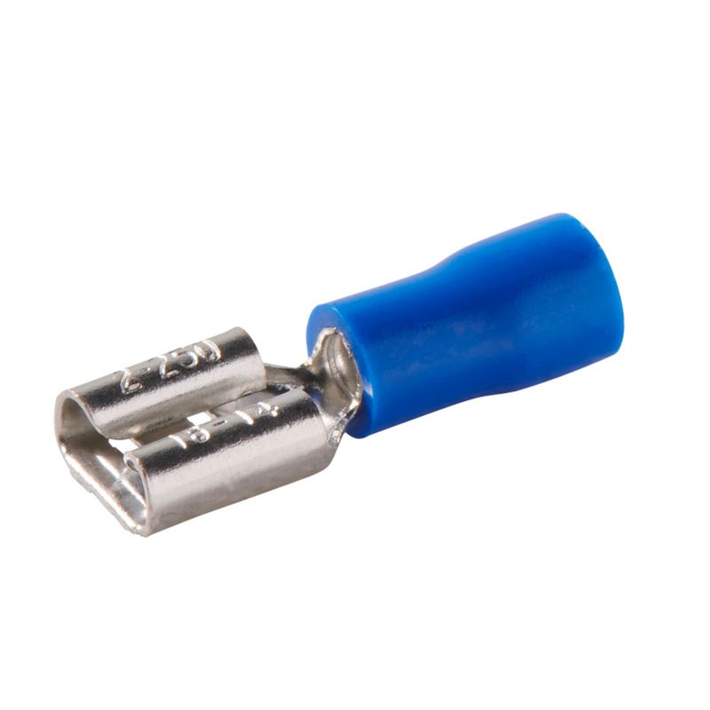 Hun-konnektorer 6,3 mm 1,22-6,64 10 stk.