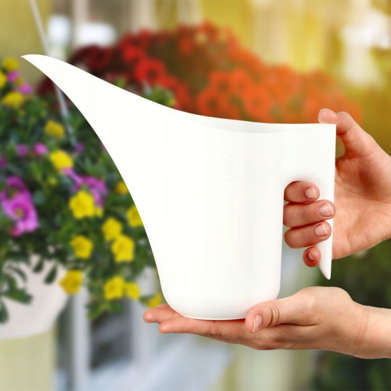 KADAX vandkande til vanding af blomster 1,2 l hvid plast til hjem og have