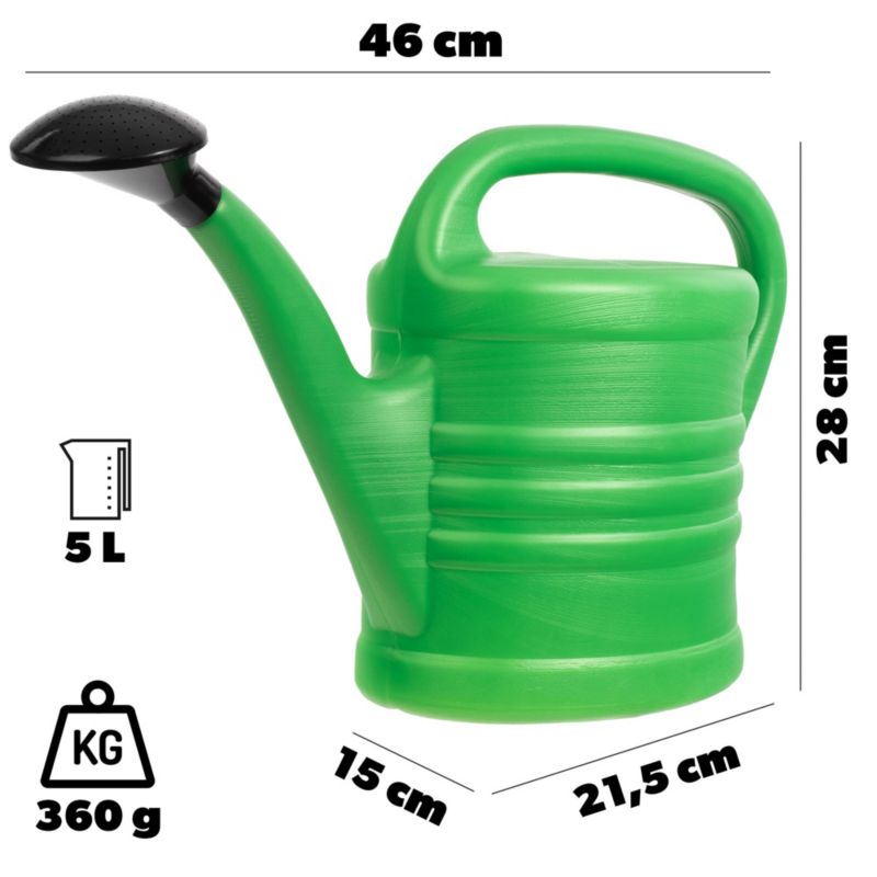 KADAX universalkande 5L til vanding af blomster i robust plast