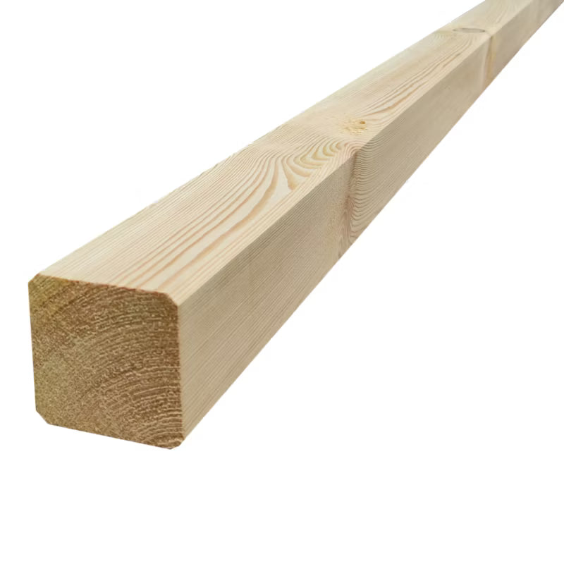 Konstruktionstræ C24 70x70 mm 260 cm Fyr Natur