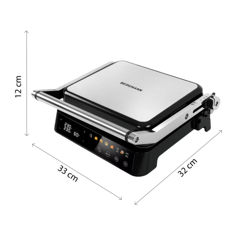Kontaktgrill AI003 2000 W Inox