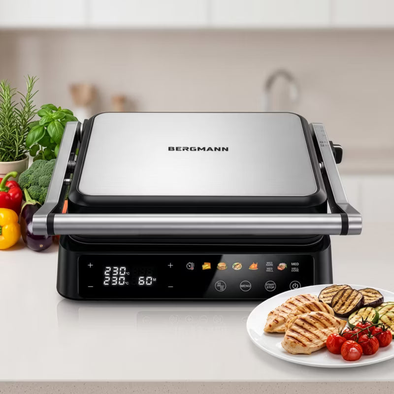 Kontaktgrill AI003 2000 W Inox