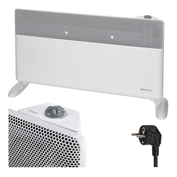 Konvektor Radiator 2000W 80x42 cm Hvid EGB-20