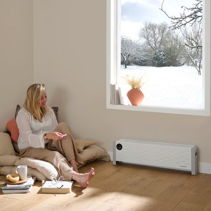 Konvektorradiator Lav Plinth 2200 W Hvid | 5059340980843