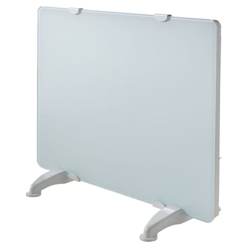 Hvid glas-konvektor 1000 W
