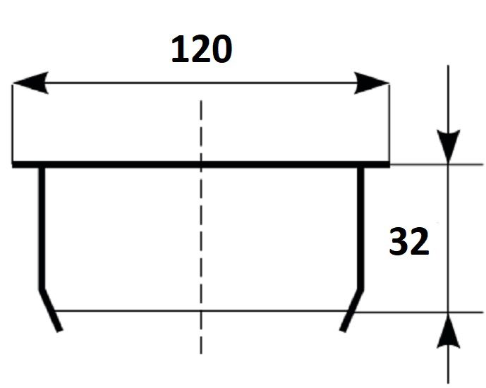 Magnaplast PCV-U 110 KGM udendørs kloakprop, 1 stk.