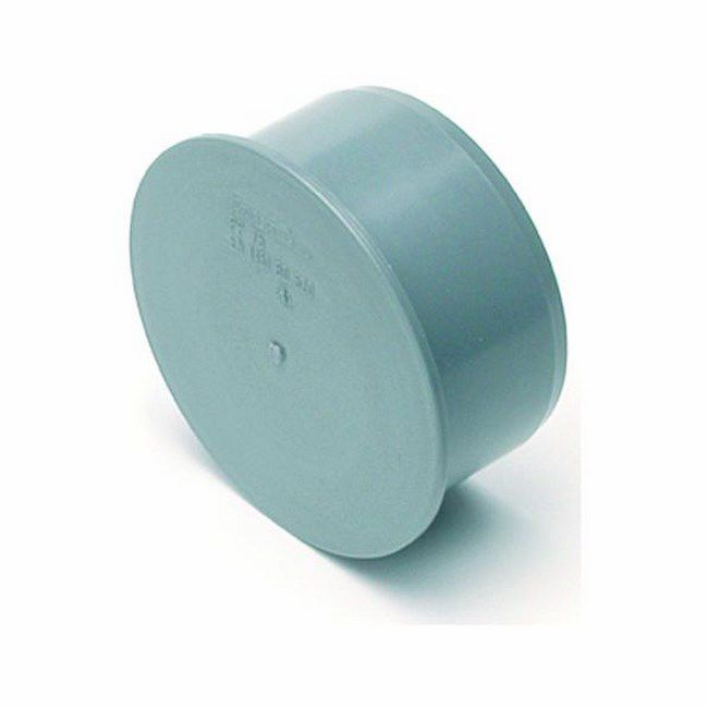Kanalstopper Pipelife 110 mm grå
