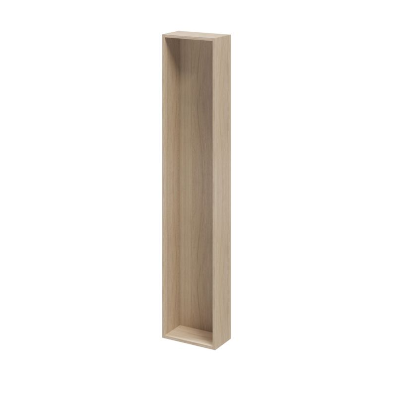 GoodHome Atomia korpus 20 x 187,5 x 37,5 cm i egetræ