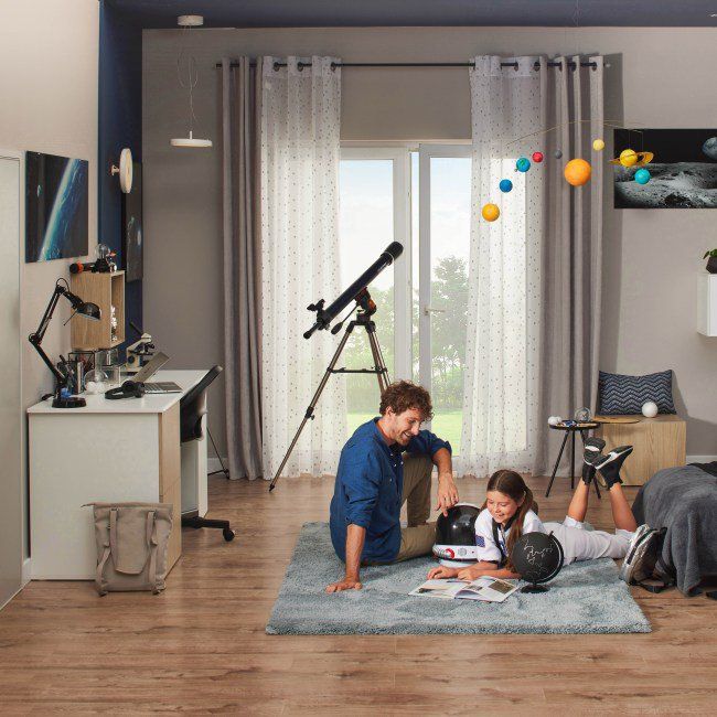 GoodHome Atomia korpus 20 x 37,5 x 37,5 cm i egetræ