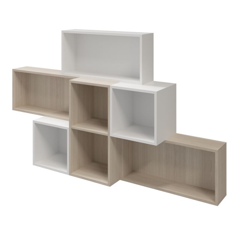 GoodHome Atomia korpus 20 x 37,5 x 75 cm i egetræ