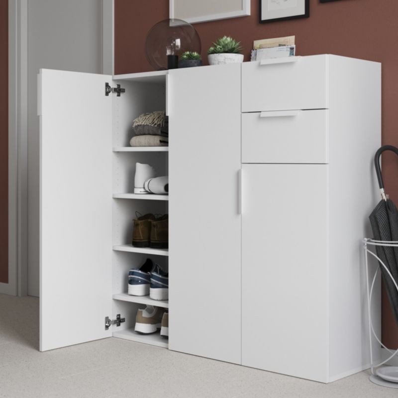 GoodHome Atomia korpus 35 x 112,5 x 75 cm hvid
