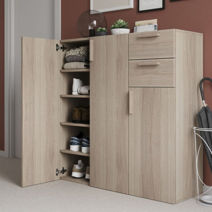 GoodHome Atomia korpus 35 x 112,5 x 75 cm i egetræ