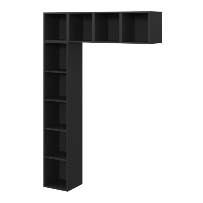 GoodHome Atomia korpus 35 x 187,5 x 37,5 cm mat‑sort