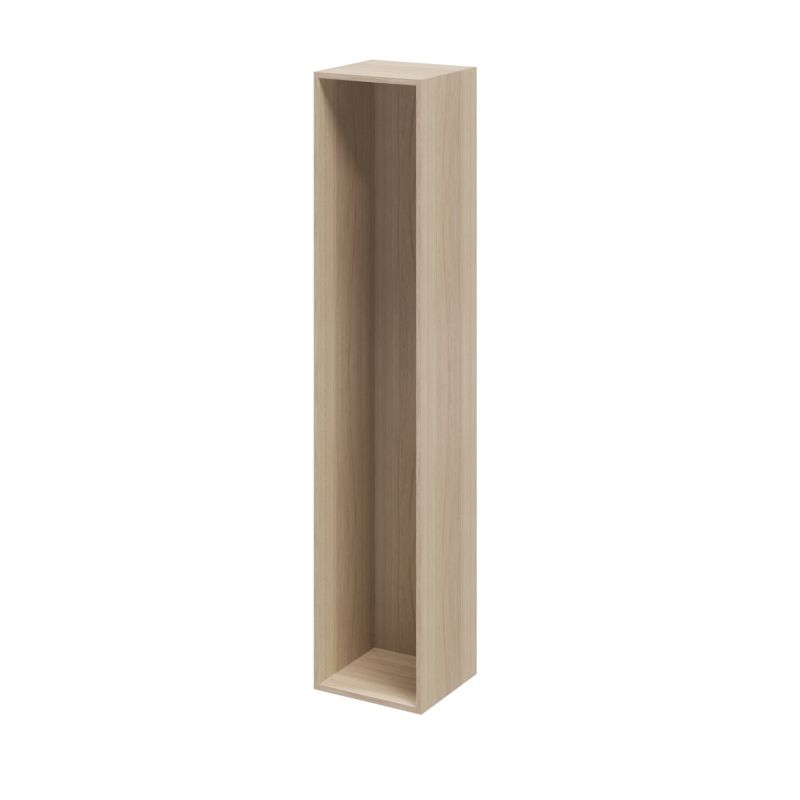 GoodHome Atomia korpus 35 x 187,5 x 37,5 cm i egetræ