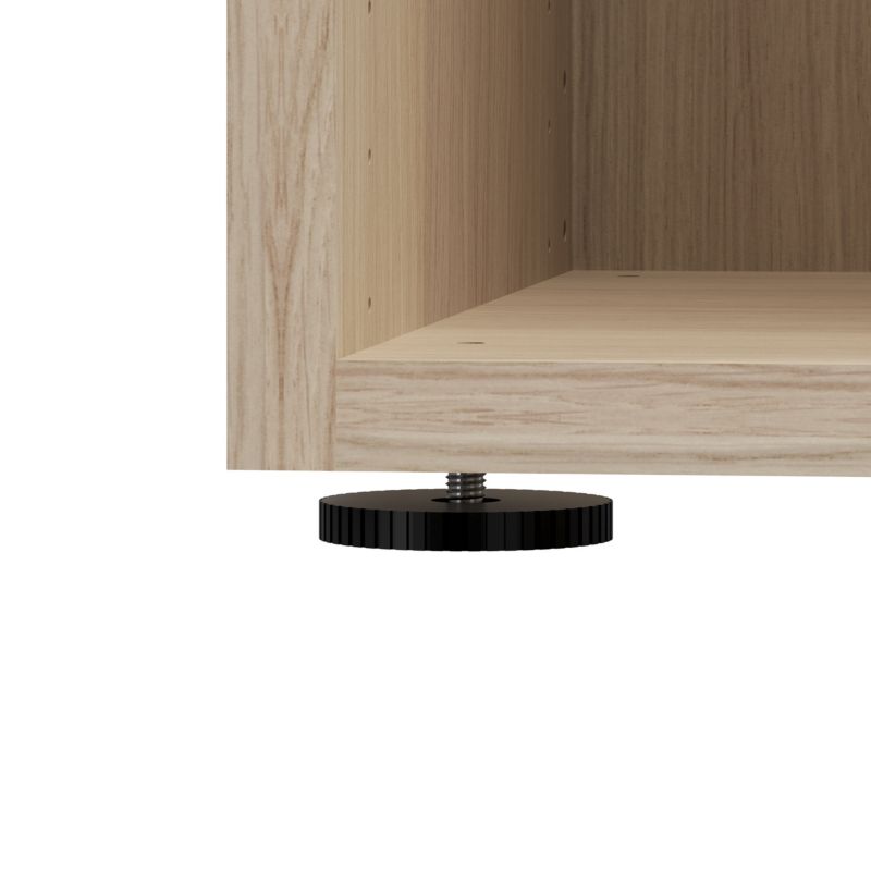 GoodHome Atomia korpus 35 x 187,5 x 37,5 cm i egetræ