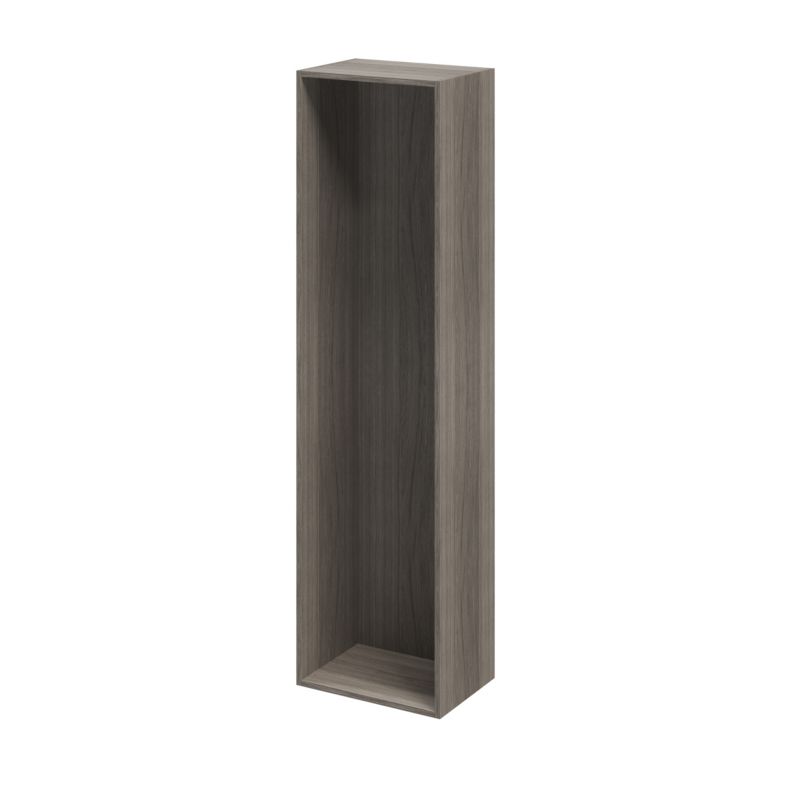 GoodHome Atomia korpus 35 x 187,5 x 50 cm i grå eg
