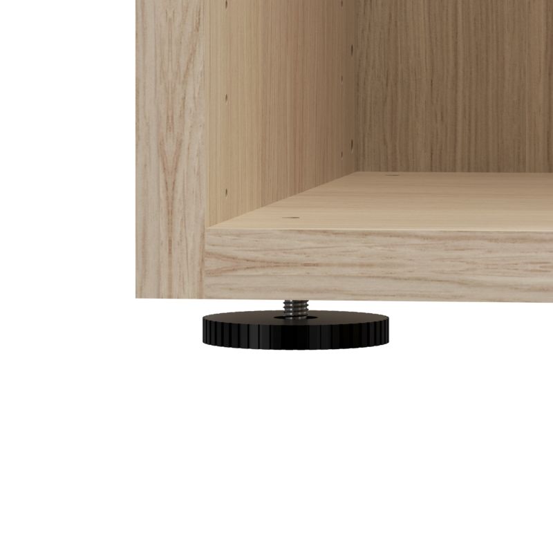 GoodHome Atomia korpus 35 x 187,5 x 50 cm i egetræ