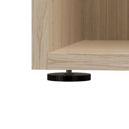 GoodHome Atomia korpus 35 x 187,5 x 50 cm i egetræ