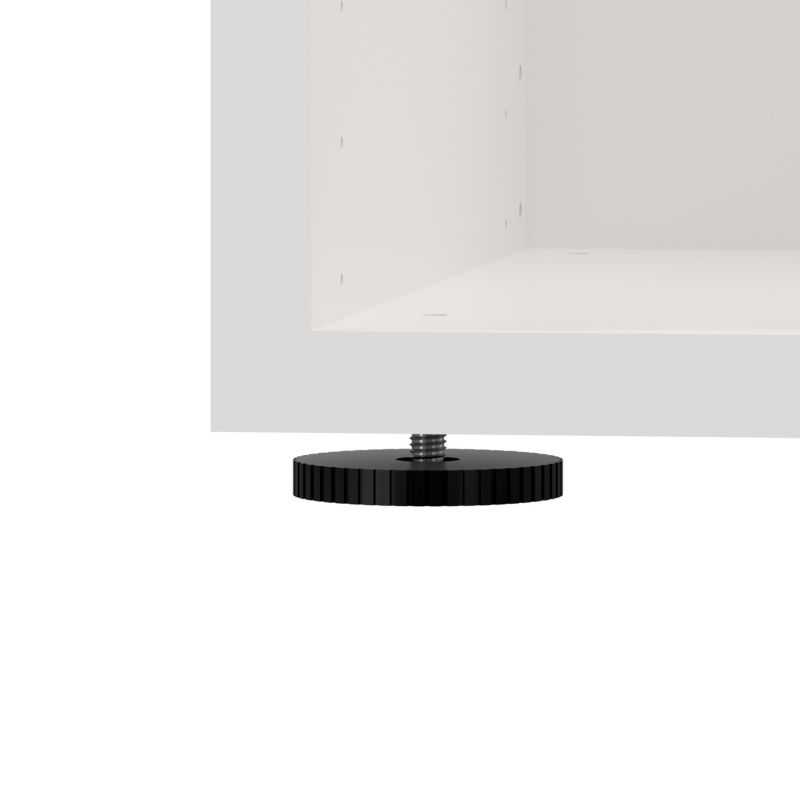 GoodHome Atomia korpus 35 x 187,5 x 75 cm hvid