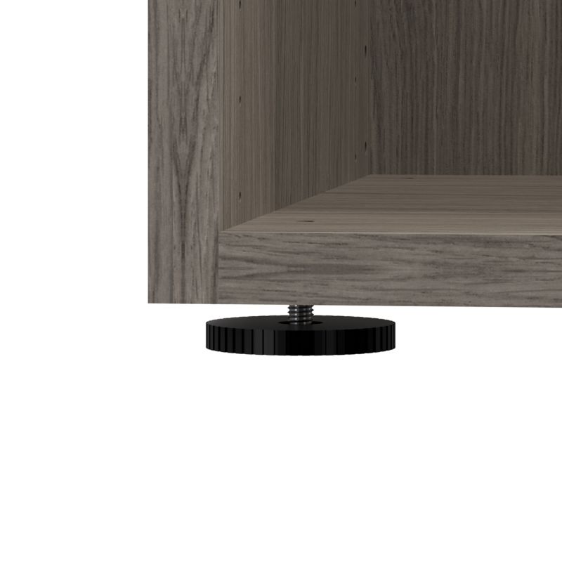 GoodHome Atomia korpus 35 x 187,5 x 75 cm i grå eg