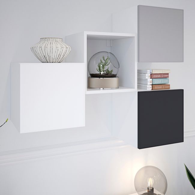 GoodHome Atomia korpus 35 x 37,5 x 37,5 cm hvid