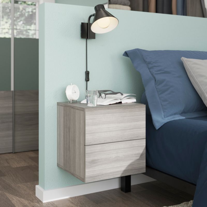 GoodHome Atomia korpus 35 x 37,5 x 37,5 cm i grå eg