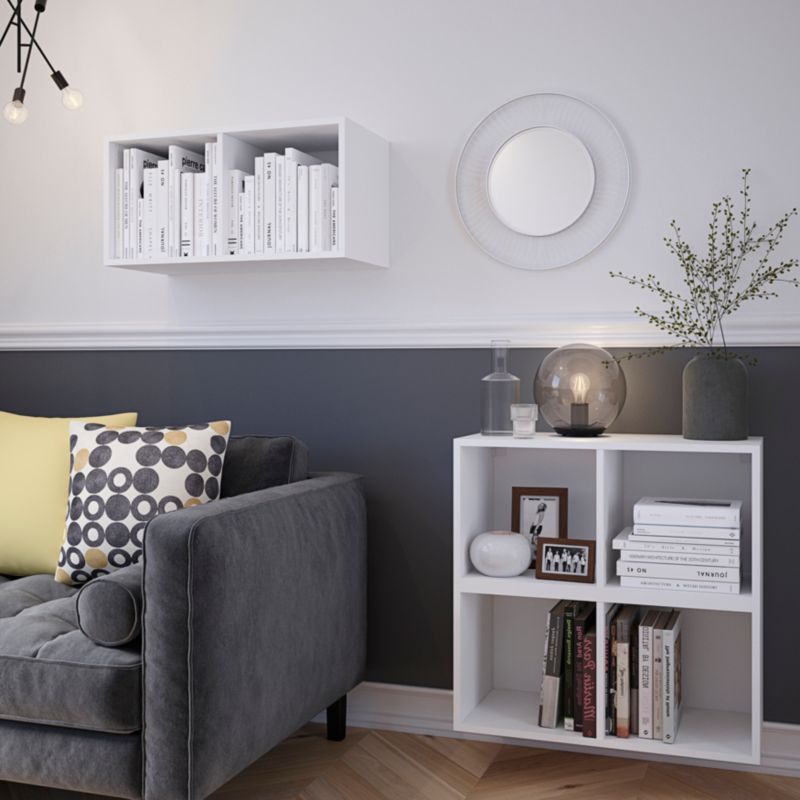 GoodHome Atomia korpus 35 x 37,5 x 75 cm hvid