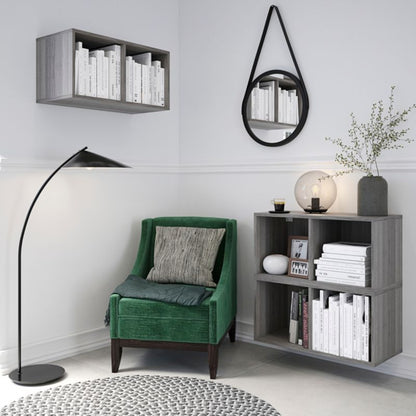 GoodHome Atomia korpus 35 x 37,5 x 75 cm i grå eg